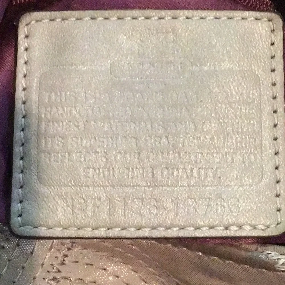 Coach Madison Maggie Metallic Handbag